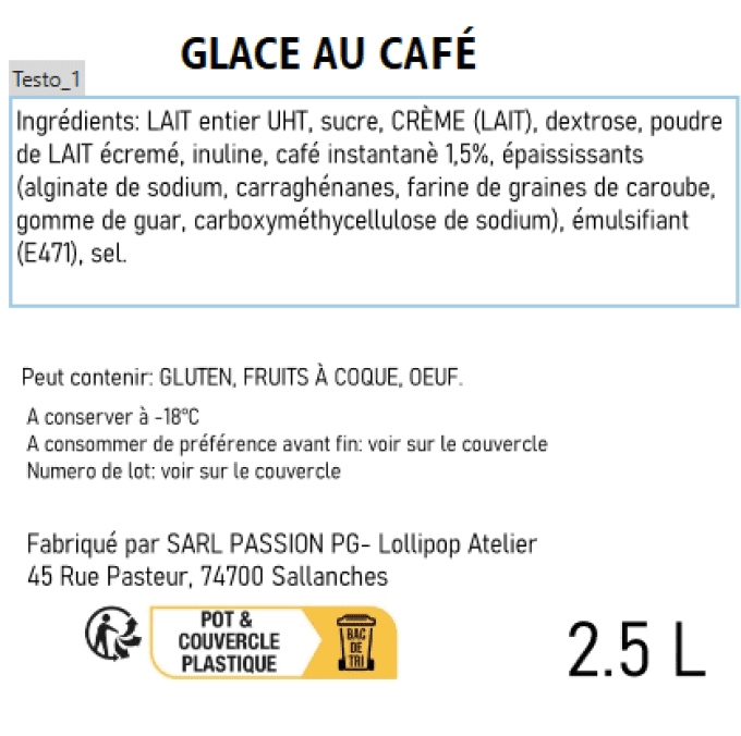 GLACE AU CAFÉ