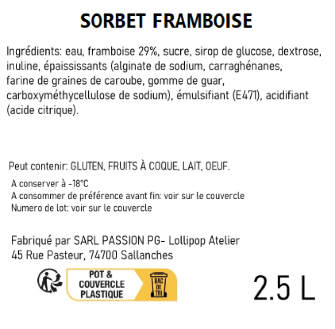 SORBET FRAMBOISE
